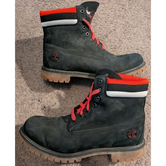 Timberland NBA Mitchell and Ness  6 Inch Classic Premium Boot Chicago Bulls Mens - Picture 1 of 11